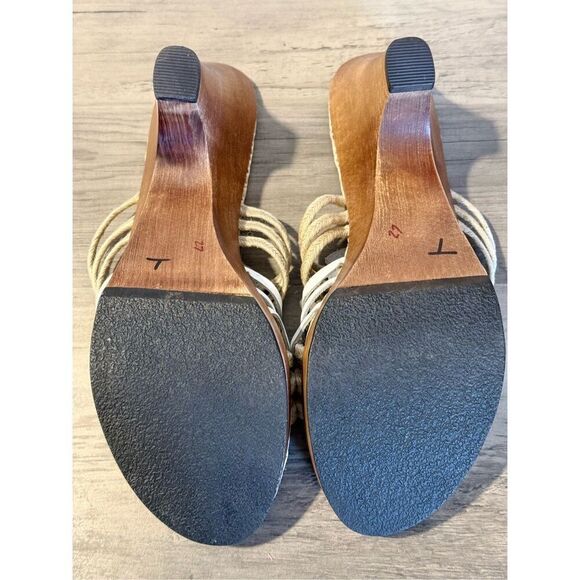 Sam Edelman Wood Platform Slip On Sandals Women’s Size 10 - Picture 8 of 9